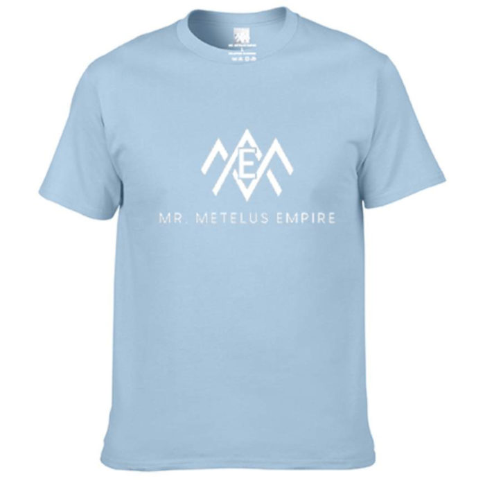 Metelus Blue T-Shirt with White Iced Writing